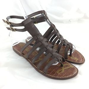 Sam Edelman Brown Gladiator Sandals
